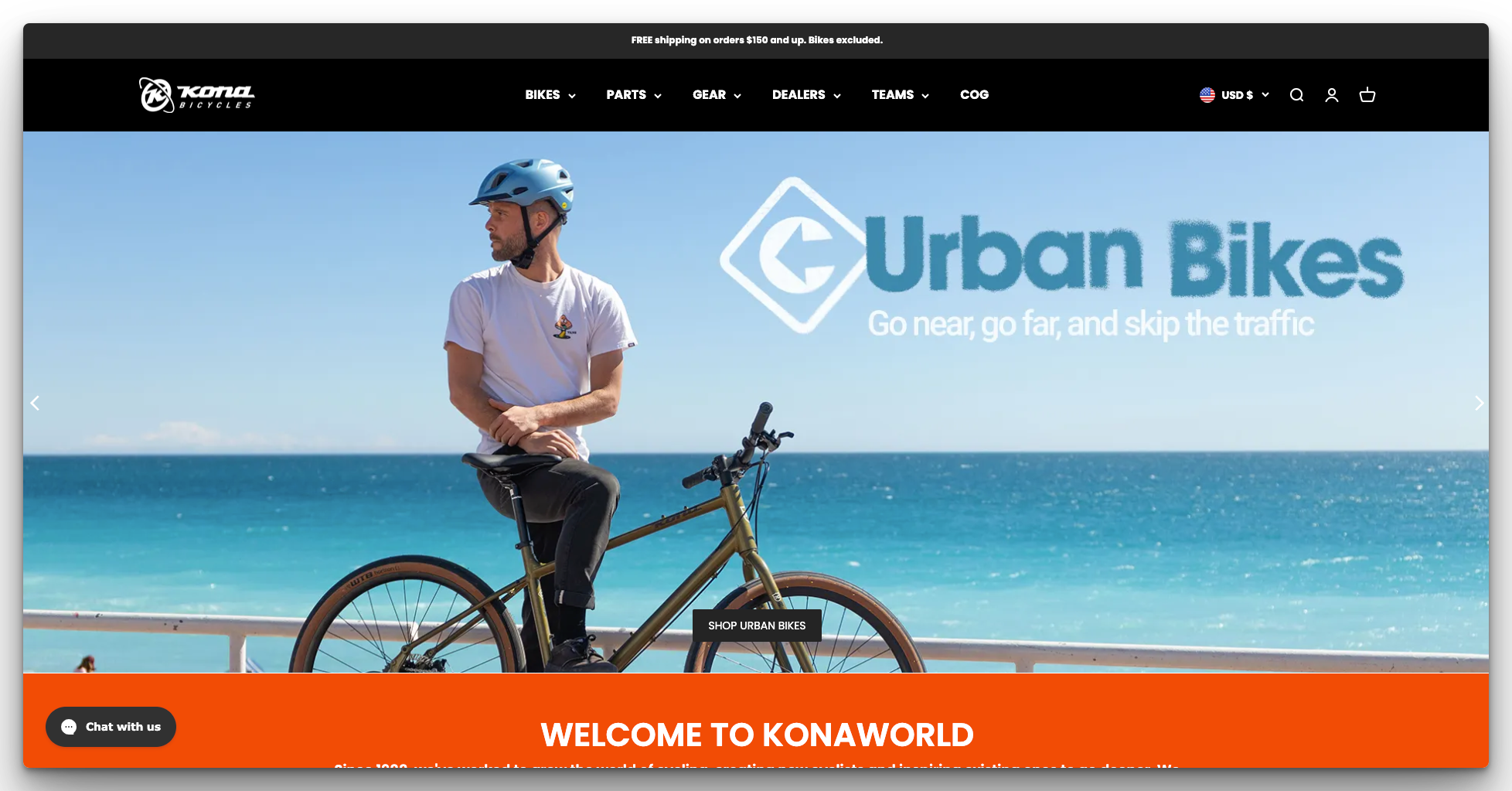 Kona Bicycles' Website